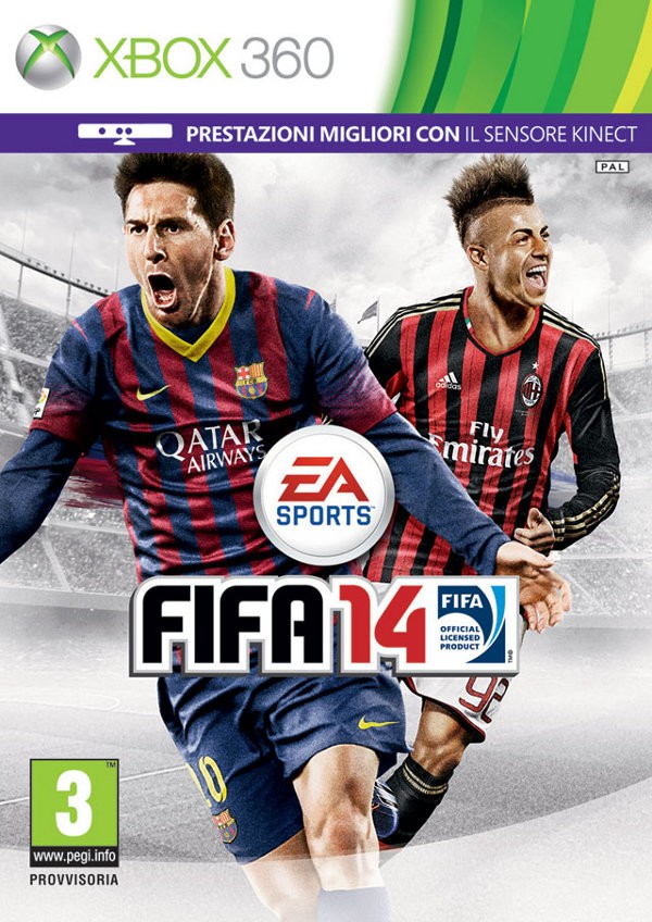 Cover italiana FIFA 14, edizione Xbox 360