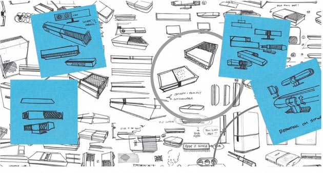 I diversi design per la Xbox One proposti da un team di 30 persone.