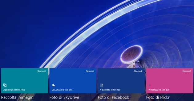 App Foto inclusa in Windows 8.