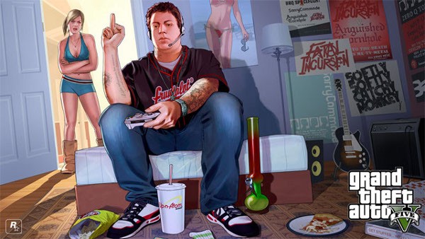 GTA 5, wallpaper di Tracey e Jimmy