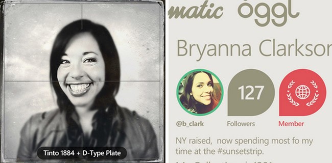 Hipstamatic Oggl, upload su Instagram da WP8