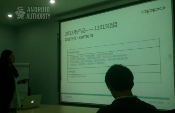 Oppo, briefing sulla fotocamera in produzione