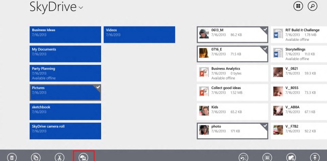 SkyDrive, accesso offline per i file su Windows 8.1