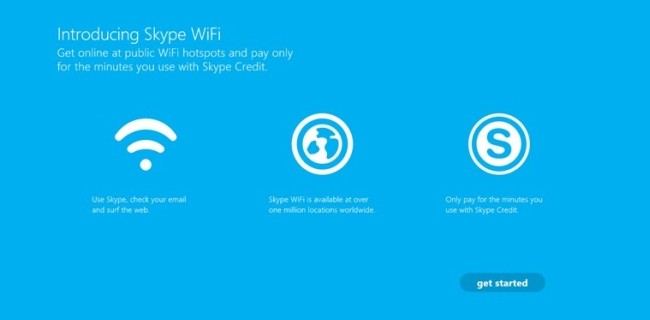 Skype WiFi disponibile anche per Windows 8