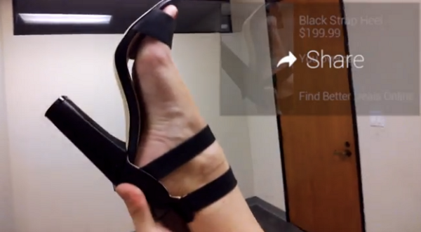 Una scena del trailer del film porno di Mikandi con i Google Glass