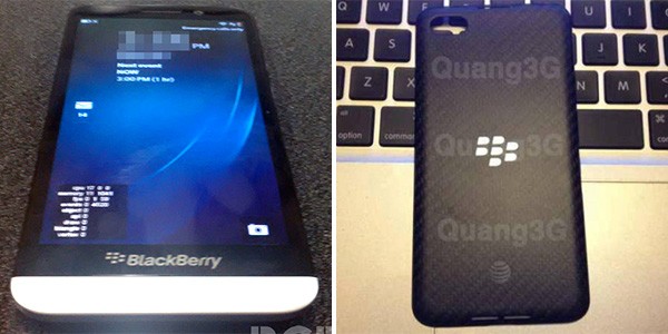 BlackBerry A10 in due immagini trapelate in Rete, sulle pagine di BGR (a sinistra) e Tinh te (a destra)