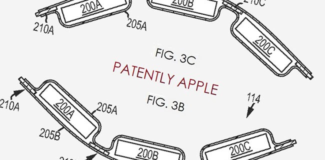 Apple brevetta le batterie flessibili di iWatch