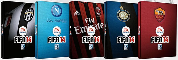 Ecco le Steelbox di FIFA 14 dedicate ai tifosi di Juventus, Napoli, Milan, Inter e Roma