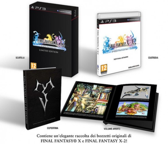 Final Fantasy X/X-2 HD Remaster, Limited Edition e video-confronto con versione precedente