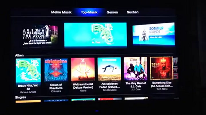 Apple TV 3 consente agli utenti di acquistare brani direttamente dalliTunes Store
