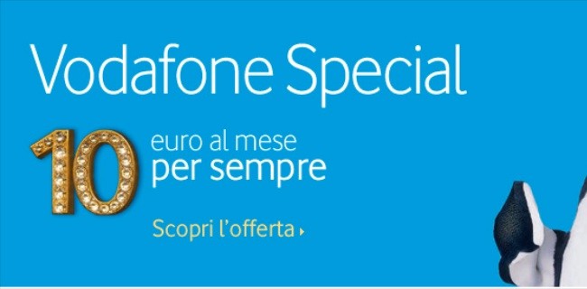 Vodafone Special: chiamate, SMS e internet a 10€