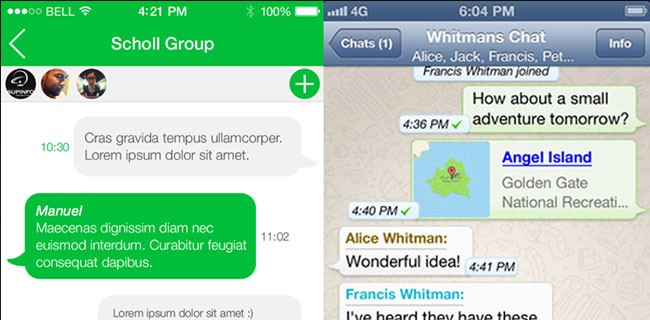 iOS 7 Redesigns: il confronto tra iOS 7 e iOS 6