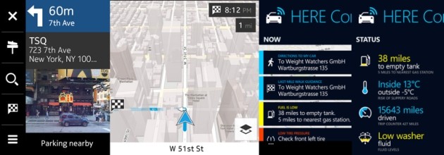 Il sistema di navigazione sviluppato da Nokia.