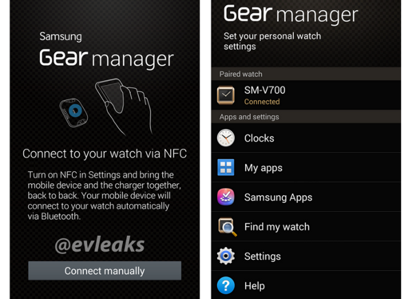 Samsung Gear manager, l'app compagno per lo smartwatch