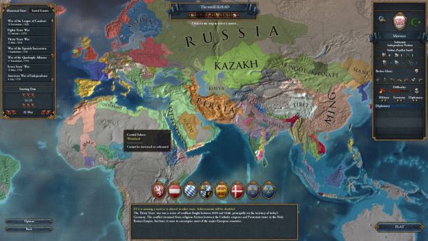 Europa Universalis IV: immagini di lancio