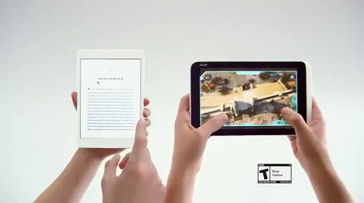 Acer Iconia W3 vs iPad Mini Nuovo spot di Microsoft contro Apple e il suo iPad mini