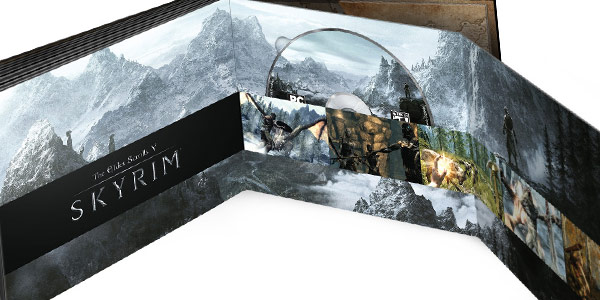 Il packaging di Skyrim nella The Elder Scrolls: Anthology