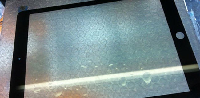 iPad 5: il vetro frontale appare online