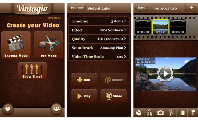 Instagram Video: Con Vintagio crei velocemente mini film vintage