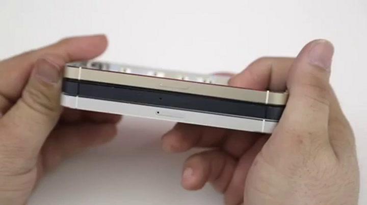 iPhone 5s Champagne e iPhone 5C mostrati nel dettaglio