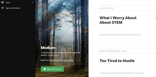 Medium: un giornalismo diverso