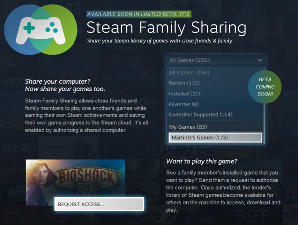 Steam Family Sharing