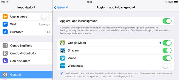 Aggiornamento applicazioni