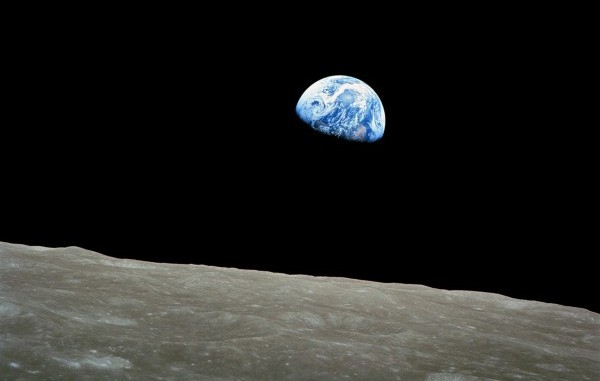 La Terra fotografata dalla Luna, dagli astronauti dell'Apollo 8