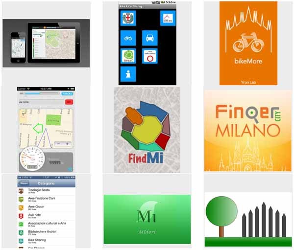 Tra le 64 app selezionate dal contest, molte idee per la mobilità e il risparmio energetico. Alla base, gli open data del Comune di Milano.