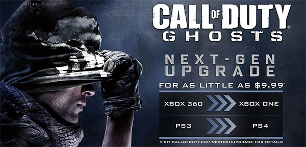 L'offerta di Activision per l'upgrade alle versioni next-gen di Call of Duty: Ghosts