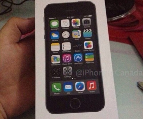 iPhone 5S, la confezione