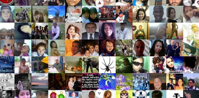 Tutte le facce di Facebook 