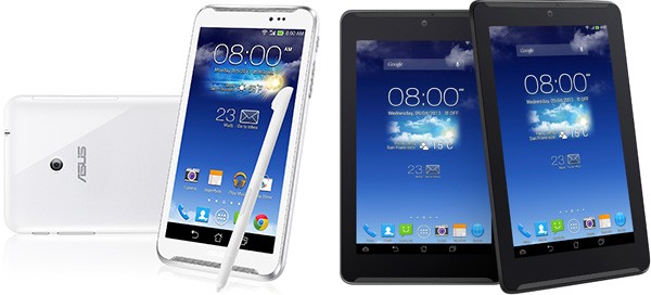 ASUS FonePad Note 6 (a sinistra) e ASUS FonePad 7 (a destra)