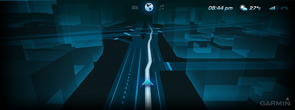 La navigazione 3D di Garmin sulla Mercedes-Benz Concept S-Class Coupé