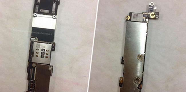 iPhone 5C: prima foto della scheda logica