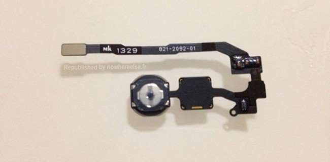 iPhone 5S: foto del lettore di impronte digitali