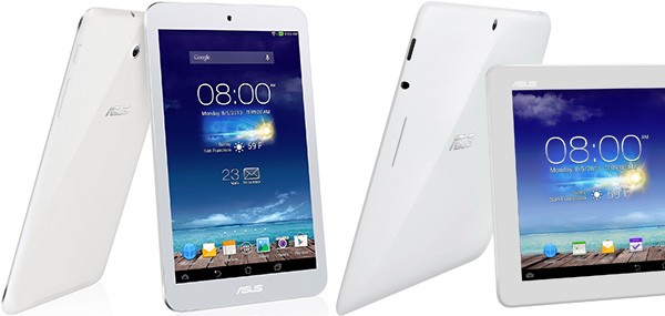 ASUS MeMO Pad 8 (a sinistra) e ASUS MeMO Pad 10 (a destra)