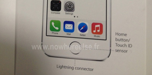 iPhone 5S: Touch ID è il lettore di impronte