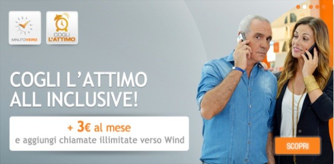 Wind, nuove opzioni All Inclusive ricaricabili