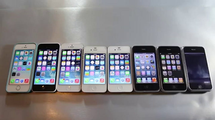 Tutti gli iPhone in un video test di velocità