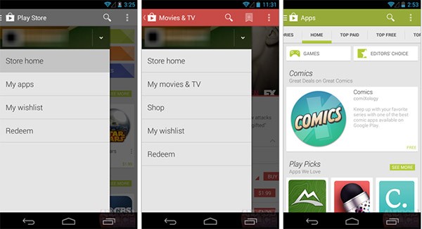 Screenshot per l'applicazione Google Play Store 4.4