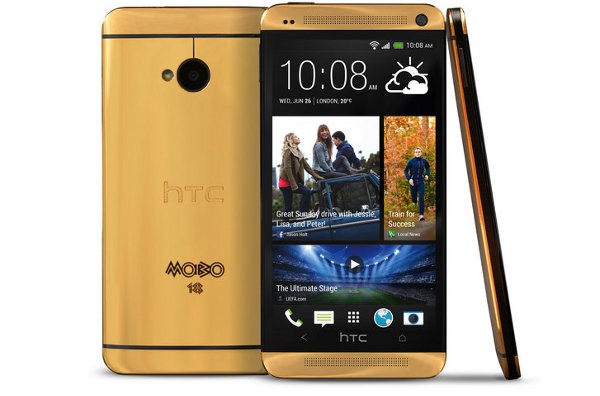 HTC One in edizione limitata con scocca d'oro 18 carati
