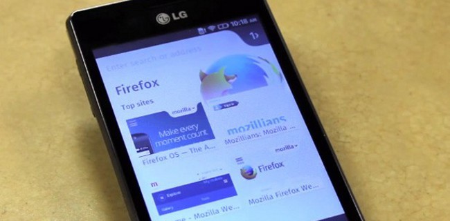 LG Fireweb, un nuovo smartphone con Firefox OS