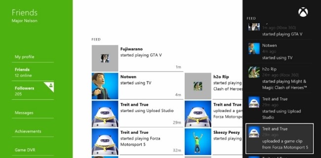 Xbox One, app Friends e multiplayer