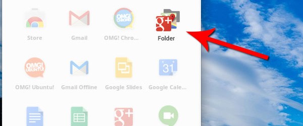 Un mock-up mostra come potrebbero essere le cartelle su Chrome OS