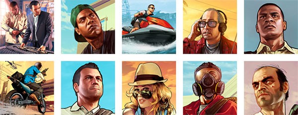 Gli avatar di Grand Theft Auto 5 disponibili per gli utenti PlayStation 3