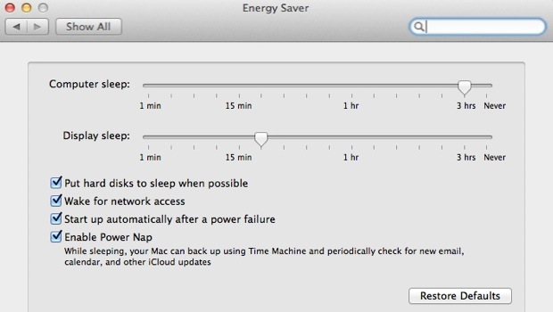OSX Mavericks porterà Power Nap sugli iMac