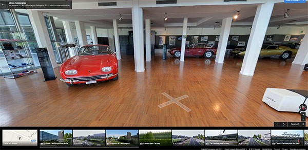 Il Museo Lamborghini arriva su Google Street View