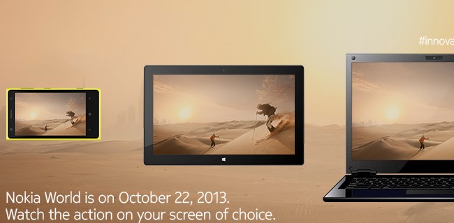 Nokia World 2013: phablet, tablet e nuovi Lumia