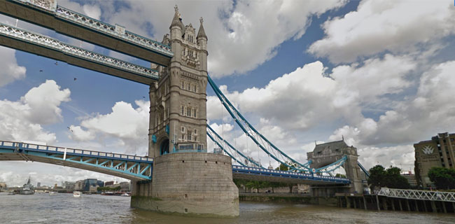 Sul Tamigi con Street View